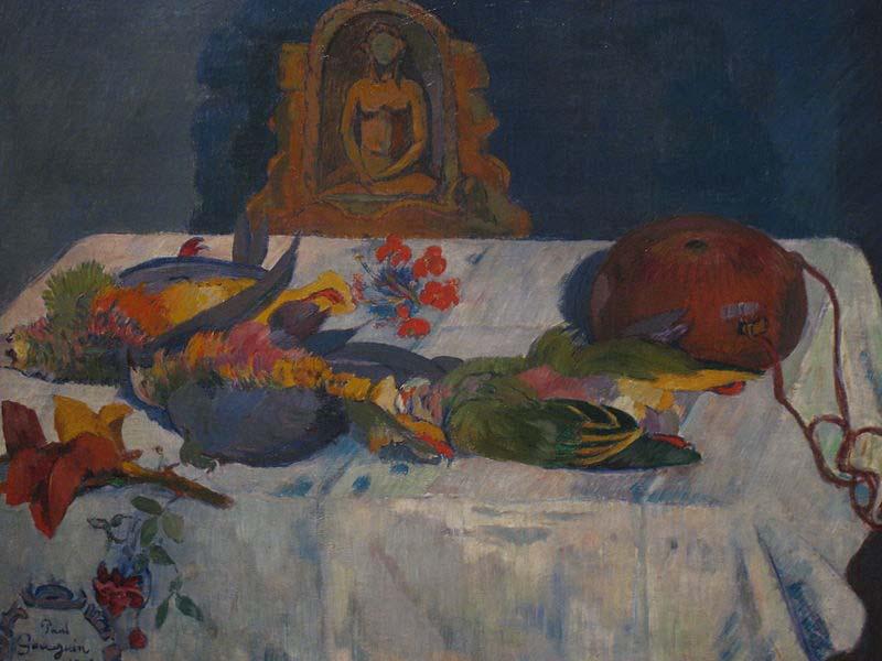 Paul Gauguin Still Life with Parrots oil painting image
